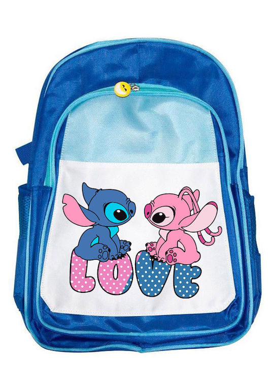 Детска Чанта Lilo & Stitch Синя 41x30x15см