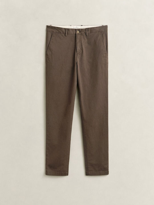 Gant Pantaloni bărbătești Chino Elastici Slim F...