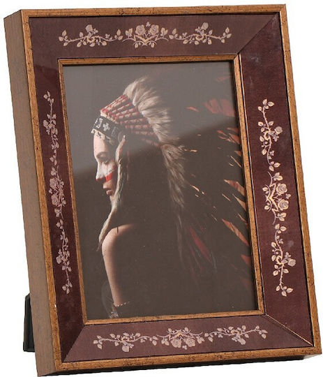 Espiel Picture Frame Burgundy With Border