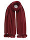 Doca Women's Burgundy Scarf