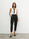 Women's Fabric Trousers Black
