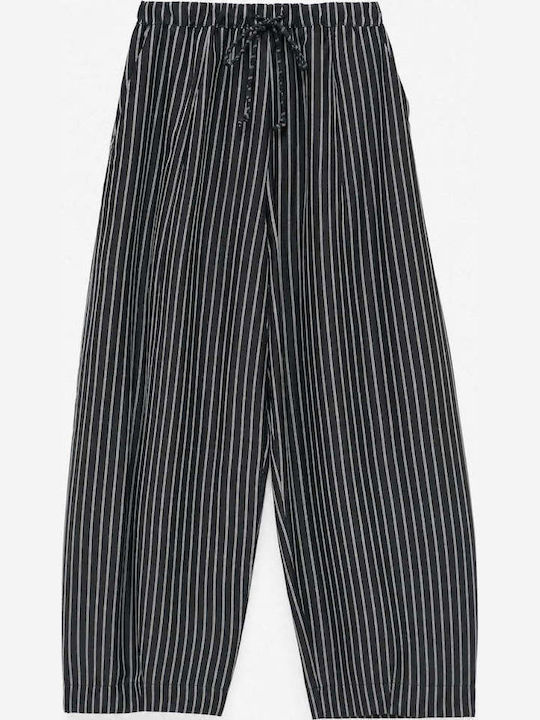 Lumina Women's Fabric Trousers with Rubber Band...