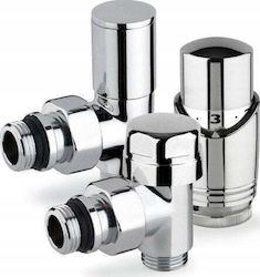 Ot3901rb051/2 Γωνιακή Θερμοστατική Βαλβίδα Otti 40 Mm Mono Μαύρη Ματ Δεξιά M30x1 5cu/pex G.zt.kt.otti-mono/czarny-mat-r