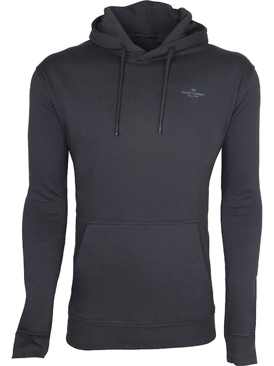 Double Double Herren Sweatshirt mit Kapuze in A...