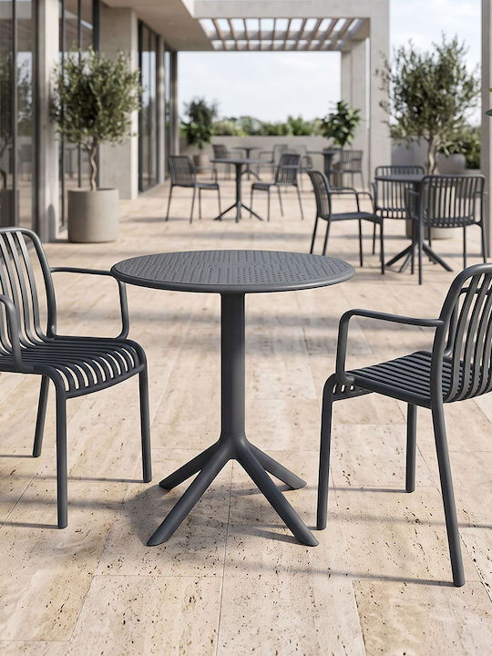 Mercon Outdoor Dining Set 3 Pieces Anthracite