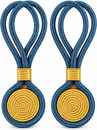 Krawatten-Rücken Magnetisch Blau 2 Stück