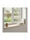 Windows 2 Pcs White 90 X 40 X 2 Cm Solid Oak Wood 42049922 White