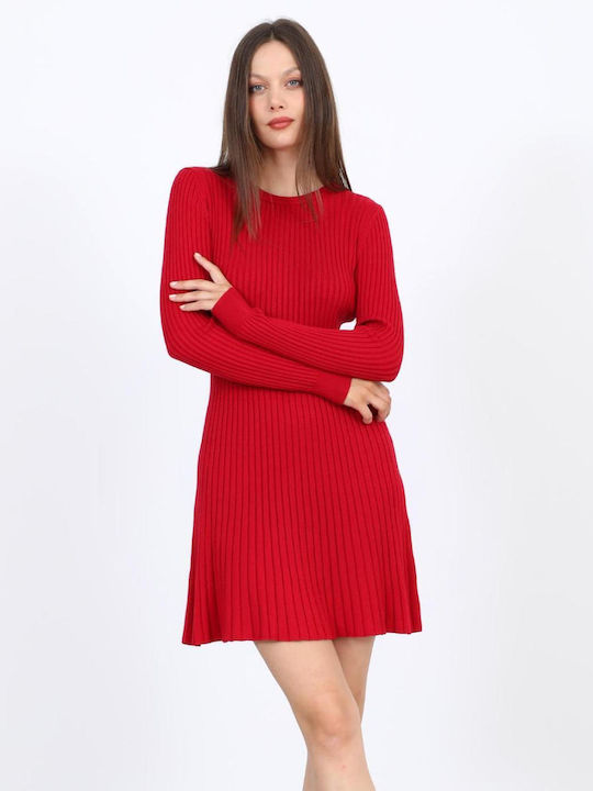 Doca Sommer Mini Damenkleid Rote