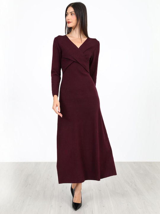 Sommer Midi Hemdkleid Wickel Lila