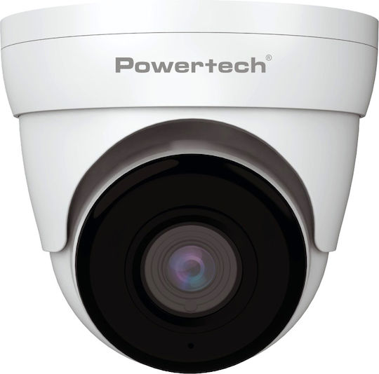 Powertech PT-1587 CCTV Surveillance Camera Full HD+ 5MP Waterproof with Microphone and 2.8mm Lens