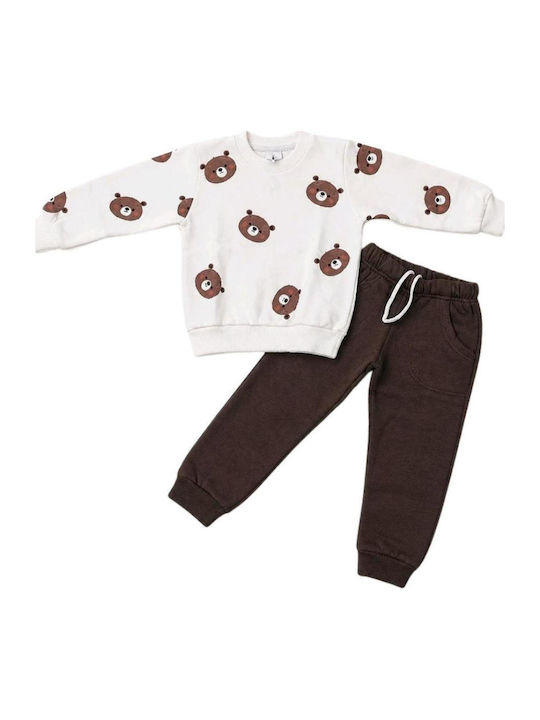 Repost Sweatpants Set White