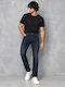 Ανδρικό Παντελόνι Τζιν Slim Fit Σκούρο Μπλε