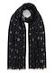 Women's Black Scarf