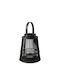 Iliadis Laterne Bamboo Schwarz 27x27x44cm