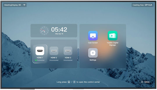 Yealink Md65 Meeting Display 65″ Android 13 Mtr Bar Uvc