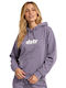 Women's Sweatshirt Hooded Purple