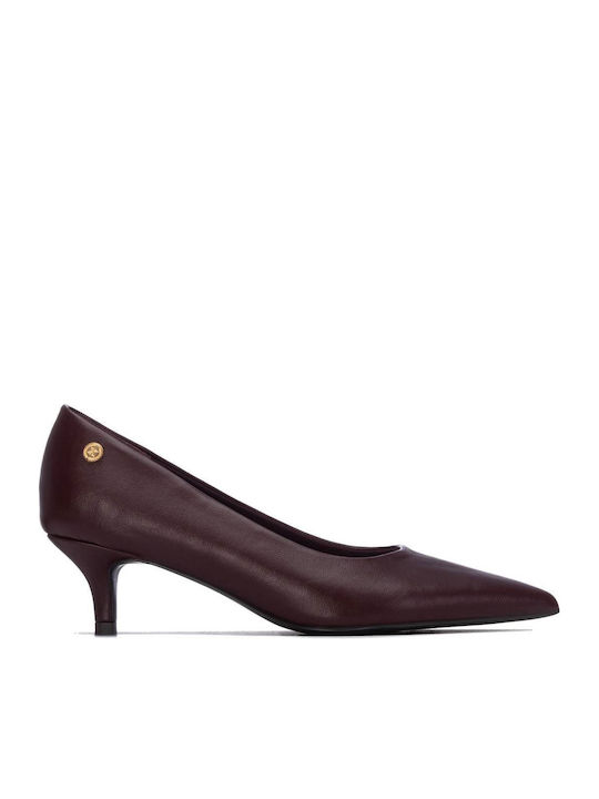 Xti Spitze Zehe Burgundische Pumps