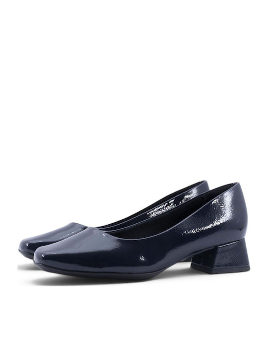 Pumps Mit Niedrigem Absatz Marineblau