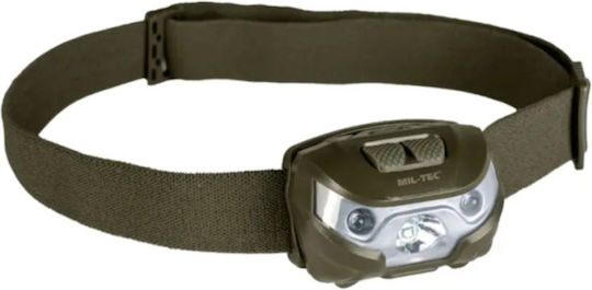 Mil-Tec Head LED Flashlight with Maximum Brightness 200lm
