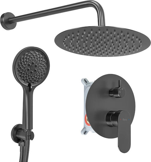 Rea Drop Module Set Cap De Duș Robineți Încorporați Pentru Duș Bronz