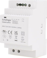 Bemko DIN-Schienen-Stromversorgung mit Ausgang 24V und Leistung 60W 2.5A