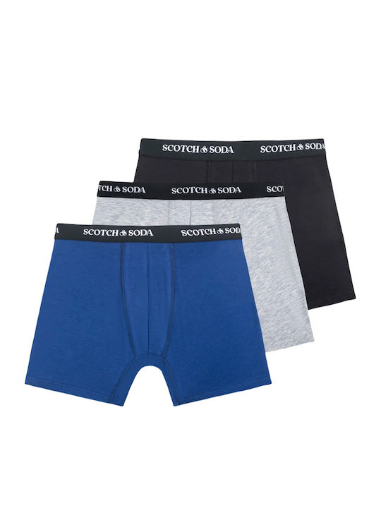 Ανδρικά Μποξεράκια Grey/navy 3Pack