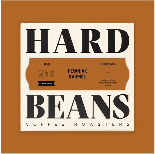 Cafea cu filtru Arabica Hard Caramel în boabe 250gr