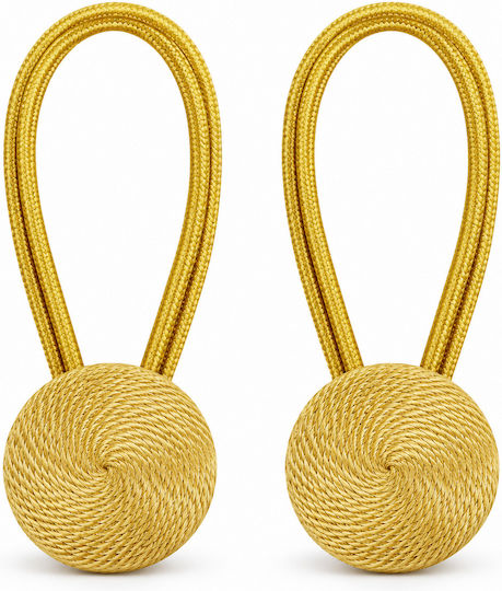Krawatten-Rücken Magnetisch Gold 2 Stück