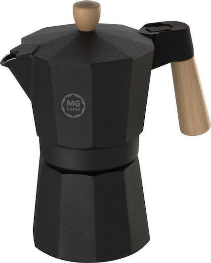 Mg Home Lungo 6 Чаши Електрическо Кафеварка За Еспресо Кафяво