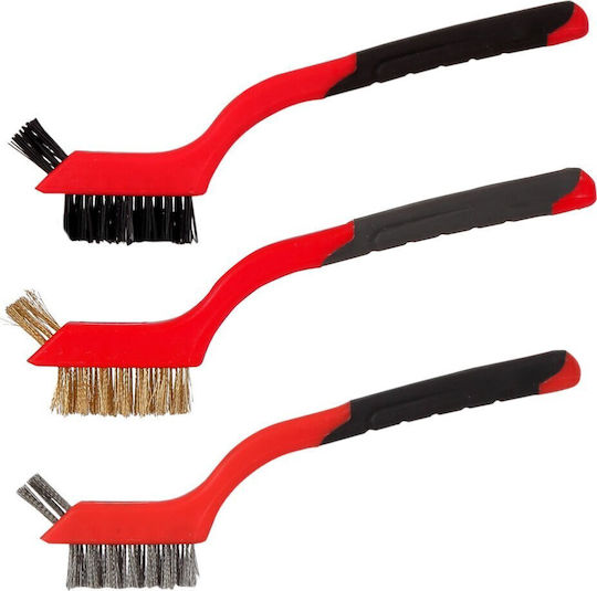 Pro-line Set Bohrdrahtbürsten 3 Stück 3x7 Reihen 180mm