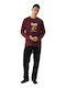 Minerva Winter Men's Pyjamas Burgundy