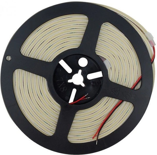 Eco Light Αδιάβροχη Ταινία LED 24V Φυσικό Λευκό Φως 5m Neon Flex