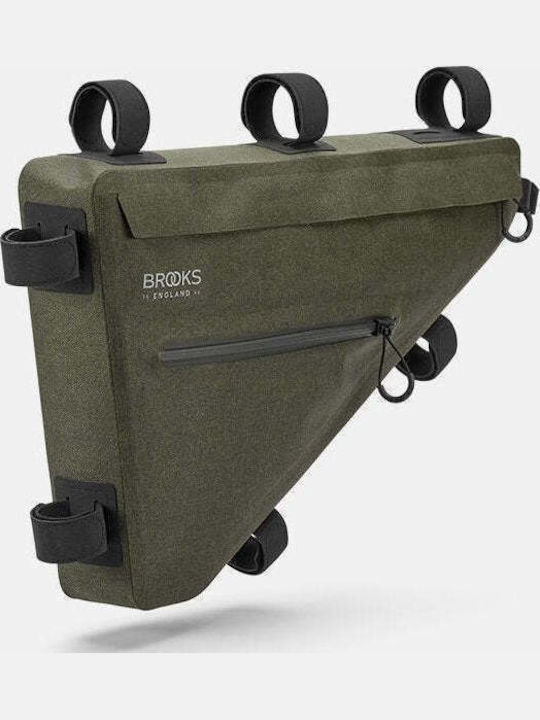 Brooks England Scape Чантичка за Рамка на Велосипед 5 л Зелен BRS-BFB02PLA00401