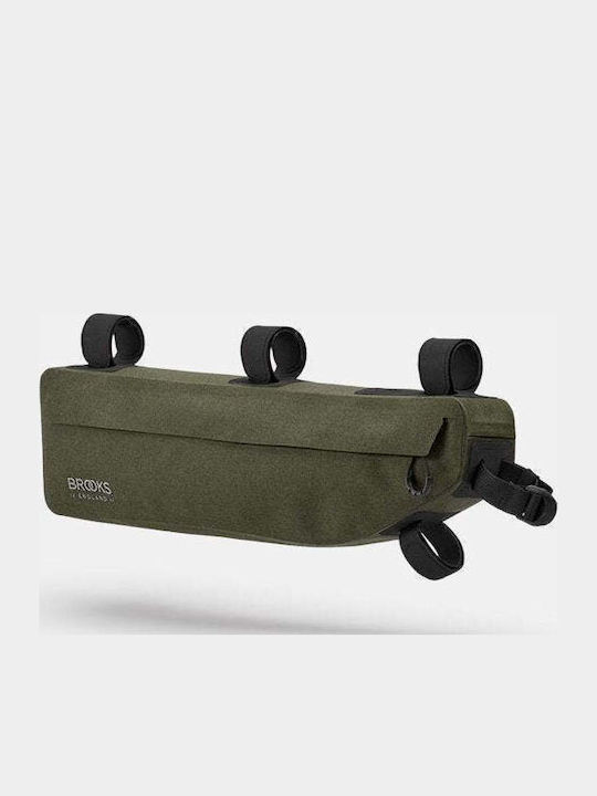 Brooks England Scape Чантичка за рамка на велосипед 3 л Зелен BRS-BFB01PLA00401