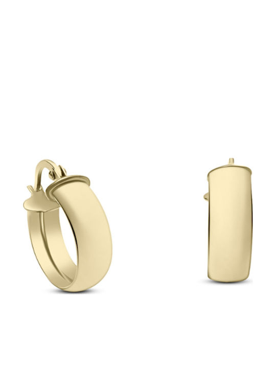 Chrilia Chrilia Gold Hoops Earrings