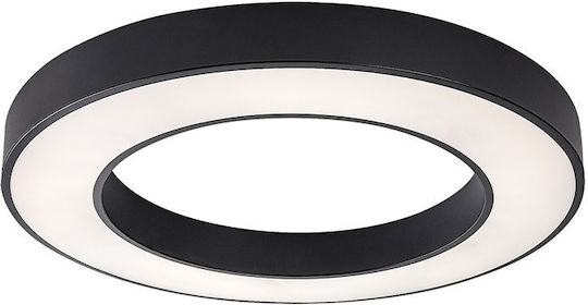 Rabalux Smart Black Mount Ceiling Light With Integrated LED And Remote Control