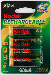 Kodak Kodak Wiederaufladbare Batterien AA 2600mAh 1.2V 10 Stück Kodak Kodak Wiederaufladbare Batterien AA 2600mAh 1.2V 10 Stück