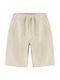 Kids Shorts Bermudas Fabric Beige