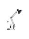 Lepro Office Lamp with Flexible Arm for E27 Bulb Base in Black Colour