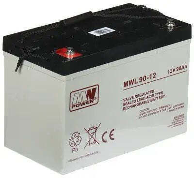 Mwpower 12v/90ah-mwl Μπαταρία UPS με Χωρητικότητα 90Ah και Τάση 12V