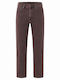 Damen Jeans Hosen Burgundisch