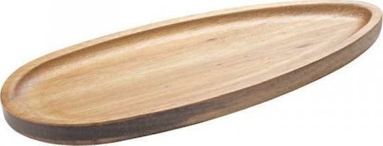 Verlo Decorative Rectangular Wooden Brown Platter 12.5x30cm