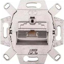 Hager UAE Single Network Socket Mechanism RJ45 Type Cat5e 534554