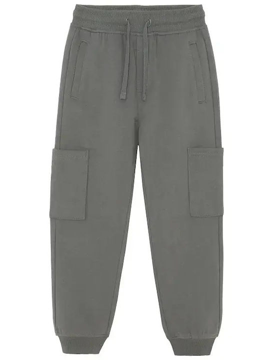 Kids Tracksuit Pants With Top Grey