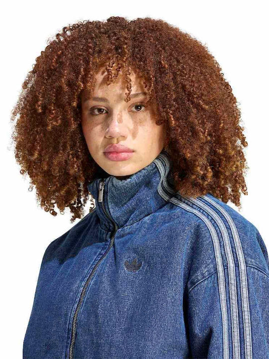 adidas Firebird Дамско яке за зима Син