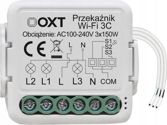 Tuya Intelligenter Schalter Wi-Fi 3.3A