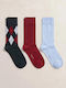 Gant Мъжки едноцветни чорапи Darkgreen 3Pack