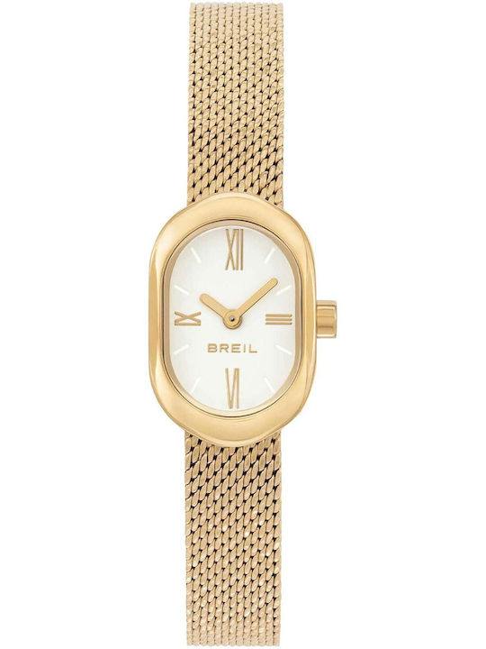 Breil Men's Battery Watch With Gold Stainless Steel Bracelet