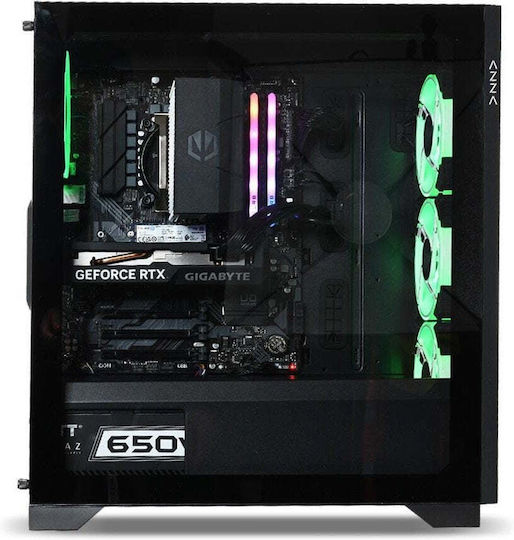 NTT System Hiro Гейминг Настолен Компютър i7-14700F/32GB DDR4/1.0TB SSD/GeForce RTX 5070/W11 Home