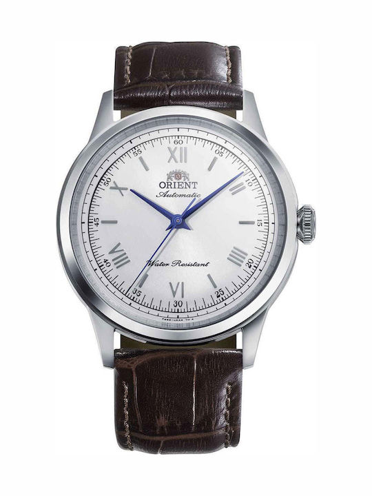 Orient Classic Bambino Men's Watch Automatic with Brown Leather Strap